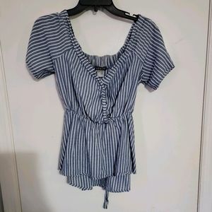 Off the sholder linen top